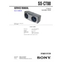 Sony MHC-GN88D, SS-CT88 Service Manual