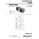 Sony MHC-GNV111D, MHC-GNV99D, SS-CT111D, SS-CT99D Service Manual