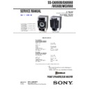 Sony MHC-GNX600, MHC-GNX660, SS-GNX600, SS-GNX660, SS-WG600, SS-WGV660 Service Manual