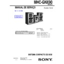mhc-gnx90 service manual