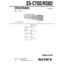 Sony MHC-GNZ8D, SS-CT8D, SS-RS8D Service Manual