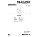Sony MHC-GRX5, MHC-RX66, SS-J50, SS-J50B Service Manual