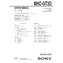 mhc-gt3d service manual