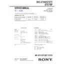 Sony MHC-GTX66, MHC-GTX77, MHC-GTX77BP Service Manual