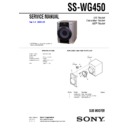 Sony MHC-GX450, MHC-RG444S, SS-WG450 Service Manual