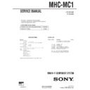 mhc-mc1 service manual