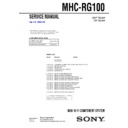 mhc-rg100 service manual