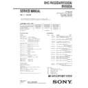 Sony MHC-RV222DA, MHC-RV333DA, MHC-RV555DA Service Manual