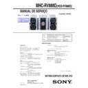 Sony MHC-RV888D Service Manual