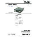 Sony MHC-SV7AV, ST-SV7 Service Manual