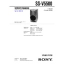 Sony MHC-V5500, MHC-V7700AV, SS-V5500 Service Manual
