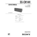 mhc-v7700av, ss-cn14h service manual