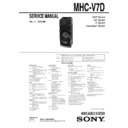mhc-v7d service manual