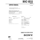 Sony MHC-V818 (serv.man2) Service Manual