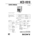 mhc-v818 service manual