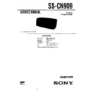 Sony MHC-V909AV, SS-CN909 Service Manual