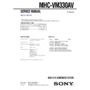 mhc-vm330av service manual
