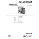 Sony MHC-VX880AV Service Manual