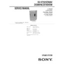 Sony MHC-VZ10, MHC-VZ30AV, MHC-ZX30AV, MHC-ZX70DVD, SS-VZ10, SS-VZ30AV, SS-ZX30AVW, SS-ZX70DVDW Service Manual