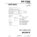 Sony MHC-VZ30AV Service Manual
