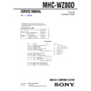 mhc-wz80d service manual
