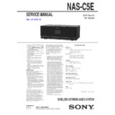 Sony NAS-C5E Service Manual