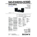 Sony NAS-E35HD, SS-CE35HD Service Manual