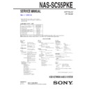 Sony NAS-SC55PKE (serv.man2) Service Manual