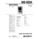 nw-hd5h service manual