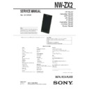 nw-zx2 service manual