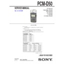 pcm-d50 service manual