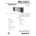 pmc-d407l service manual