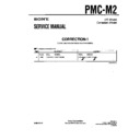 Sony PMC-M2 (serv.man3) Service Manual