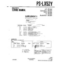 Sony PS-LX52Y (serv.man2) Service Manual