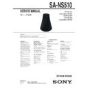 sa-ns510 service manual