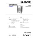 sa-rv900 service manual