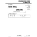 Sony SA-VE302, SA-VE305, SA-W305G, SS-CN305, SS-V305 (serv.man2) Service Manual