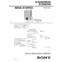 Sony SA-VE345, SA-WMS345, SS-CN345, SS-V345 (serv.man2) Service Manual