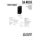 Sony SA-W55X (serv.man2) Service Manual