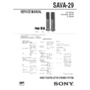 sava-29 service manual