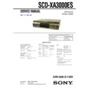 scd-xa3000es service manual