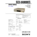 scd-xa9000es service manual