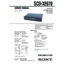 scd-xe670 service manual