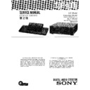 Sony SDP-1000 Service Manual