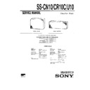 Sony SEN-551, SEN-551CD, SEN-R5520, SS-CN10, SS-CR10, SS-CR10C, SS-U10, SS-W444CR, SS-W462CR, SS-W662CR Service Manual