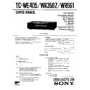 Sony SEN-561, SEN-561A, TC-WE405, TC-WR350Z, TC-WR661 Service Manual