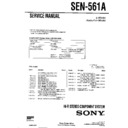 sen-561a service manual