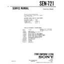 sen-721 service manual
