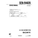 Sony SEN-R4820 Service Manual