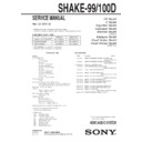 shake-100d, shake-99 service manual